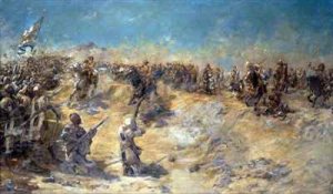 Charge of the 21st Lancers at the Battle of Omdurman on 2nd September 1898