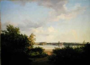 The Garden of Johannes Amsinck on the Binnenalster