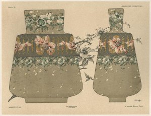 Vases plate 28 from Fantaisies decoratives