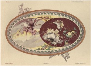 Birds and flowers plate 19 from Fantaisies decoratives