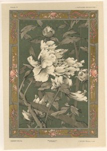 Flowers plate 31 from Fantaisies decoratives