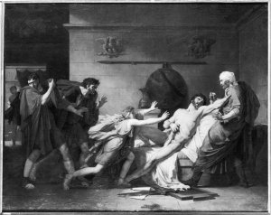 The Death of Cato of Utica 95-46 BC