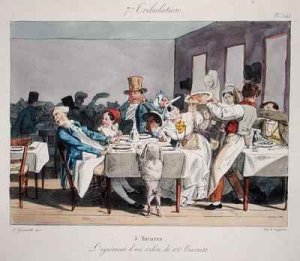 The hundred seater restaurant 5 oclock from Sundays of a Paris Bourgeois