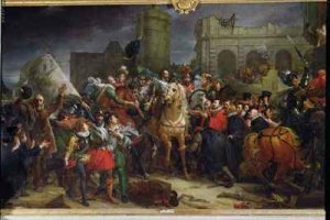 The Entry of Henri IV 1553-1610 into Paris