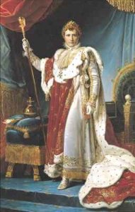 Napoleon I in his coronation robe