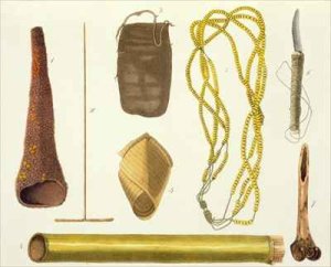 Objects belonging to the Botocudos