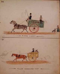 The Piano Cart and The Tallow Chandlers Cart