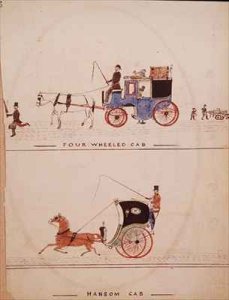 The Four Wheeled Cab and the Hansom Cab