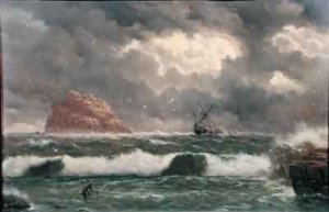 Stormy Coastal Scene