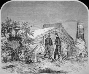 Sketches of Army Life  Weighing Out Rations