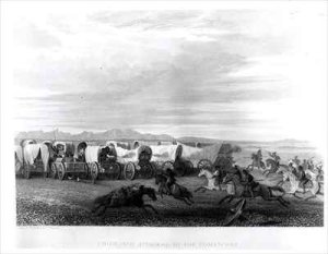 Emigrants attacked by the Comanches