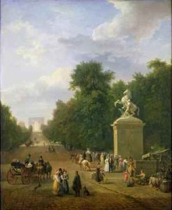 The Entrance to the Champs Elysees in 1830