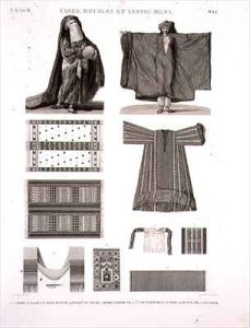 Examples of Silk and Egyptian Costumes