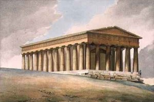 The Temple of Theseus in Athens