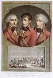 Portrait of the Three Consuls of the Republic and Barthelemy Presenting the Consitutional Act Proclaiming Napoleon I as Emperor for Life to the Premier Consul