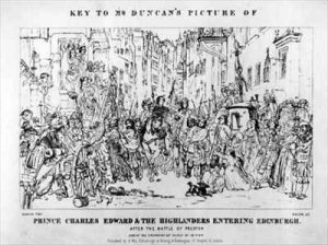 Key to Mr Duncans Picture of Prince Charles Edward and the Highlanders Entering Edinburgh after the Battle of Preston