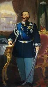 Portrait of Victor Emmanuel II 1820-78 King of Sardinia and Italy