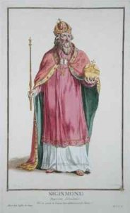 Sigismund Holy Roman Emperor from Receuil des Estampes representant les Rangs et les Dignites suivant le Costume de toutes les Nations existantes