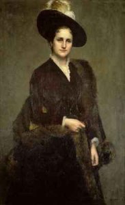 Portrait of Madame Jean Paul Casimir Perier in a Feather Hat