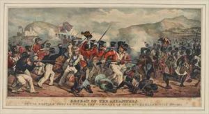 Defeat of Ashantees by the British forces under the command of Colonel Sutherland