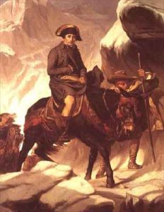 Napoleon Bonaparte 1769-1821 Crossing the Alps