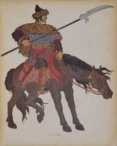 Attila the Hun on his Horse