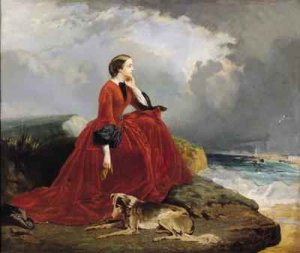 Empress Eugenie 1826-1920 at Biarritz