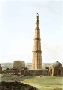 The Qutb Minar near Delhi