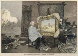 Rosa Bonheur 1822-99 in her studio