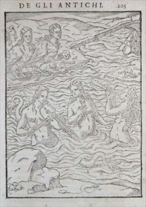 Sirens and Harpies Luring Sailors to their Deaths