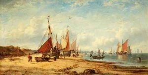 Coast Scene with Shipping