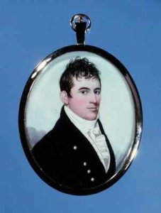 Portrait miniature of James Drew