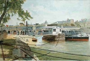 The Ponton at Suresnes, next to the Pont des Saints Peres