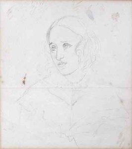 Portrait of George Eliot (Mary Ann Evans)