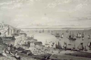 View of Cobh Harbour, looking towards Rostellan, County Cork