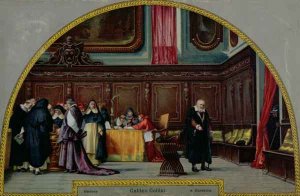 The Trial of Galileo Galilei (1564-1642) in 1633