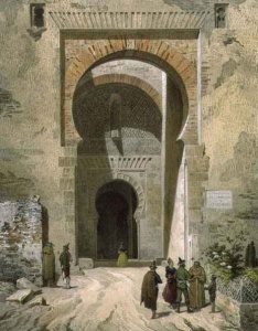 The Gate of Justice, entrance to the Alhambra, Granada