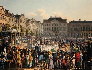 Flag Consecration Ceremony of the Kassel Citizen Guard in 1831