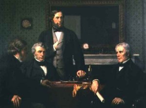 Deputation to Faraday, requesting him to accept the presidency