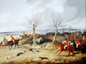 Hunting Scene, In Full Cry