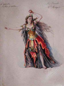 Costume Design for Discord in the Ballet 'Coppelia' by Leo Delibes (1836-91)