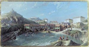 The Beginning of Sea Swimming in the Old Port of Biarritz