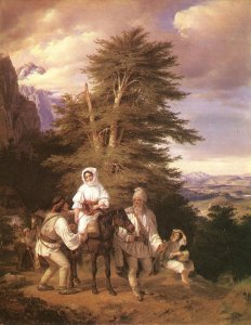 Rumanian Family Going to the Fair 1843-44