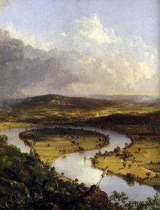 View from Mount Holyoke, Northamptom, Massachusetts, after a Thunderstorm (detail) 1836