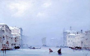 Grand Canal with Snow and Ice, 1849