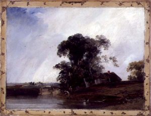 Landscape with a Pond, c.1825-26