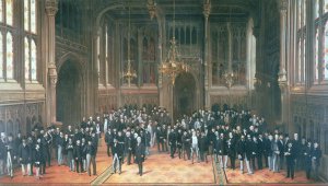 Members' Lobby, Houses of Parliament 1872-73