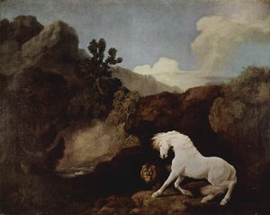 A Horse Frightened by a Lion  1770