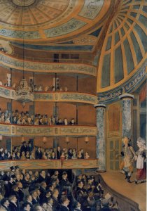 Interior of The Park Theatre, New York City, 1822