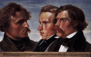 Carl Friedrich Lessing, Carl Sohn, and Theodor Hildebrandt 1839